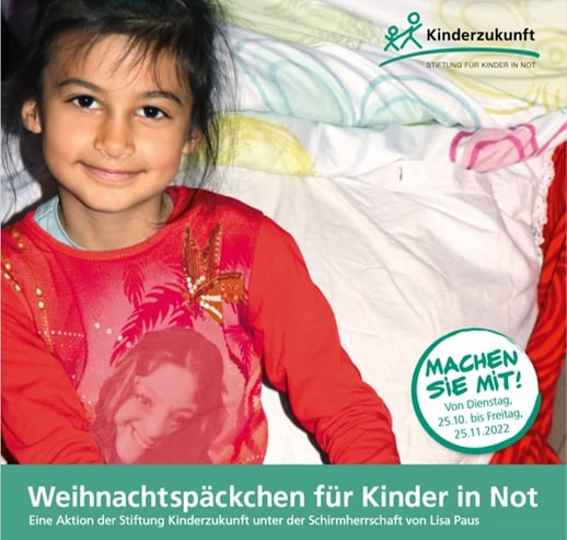 Weihnachtspäckchen Kinderzukunft